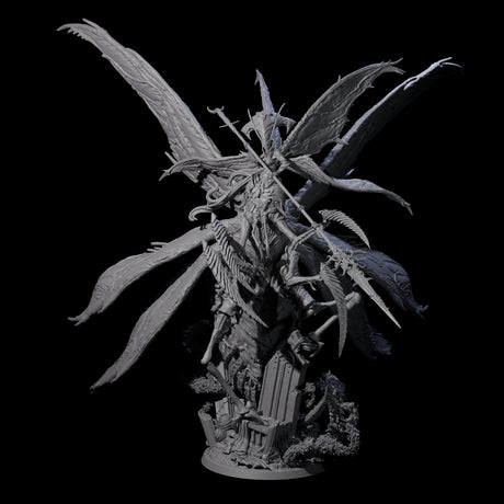 Dominating Hive Queen Miniature for Dungeons and Dragons, Pathfinder or other TTRPGs
