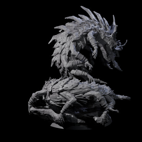 Domineering Spawn of Rovagug Miniature for Dungeons and Dragons, Pathfinder or other TTRPGs