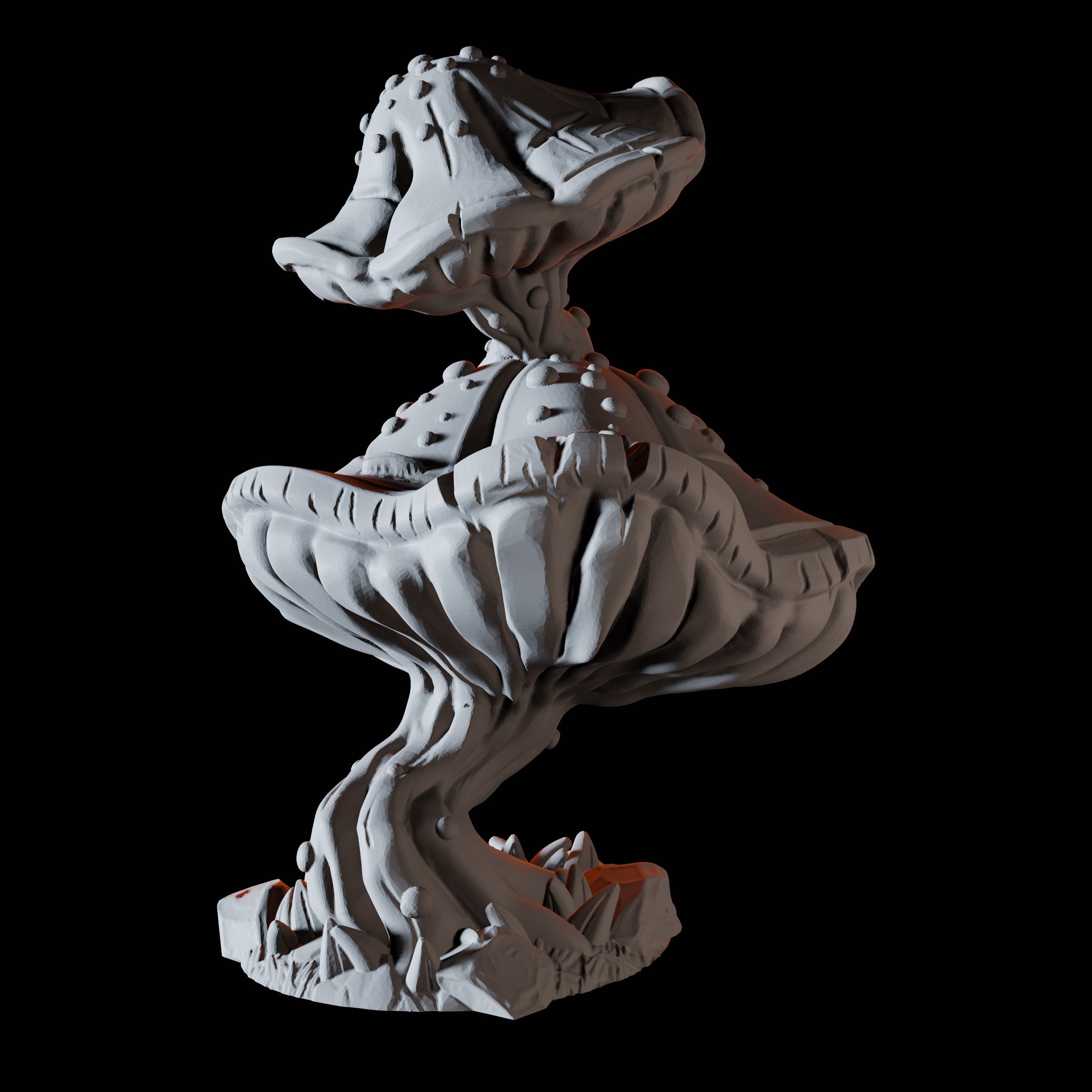 Double Mushroom Miniature for Dungeons and Dragons, Pathfinder or other TTRPGs