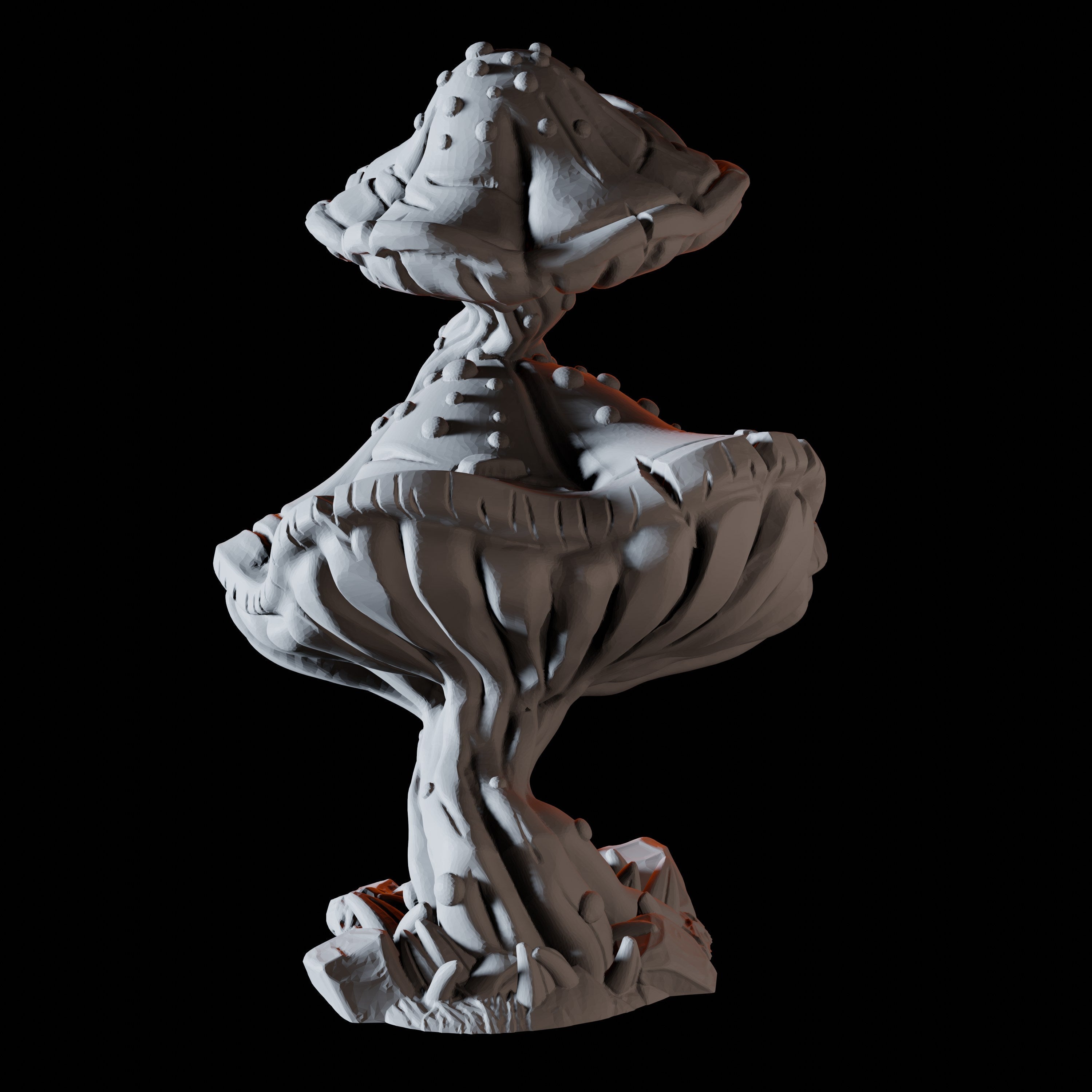 Double Mushroom Miniature for Dungeons and Dragons, Pathfinder or other TTRPGs