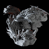 Dracolich Miniature for Dungeons and Dragons, Pathfinder or other TTRPGs