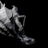 Draconic Fighter Miniature for Dungeons and Dragons, Pathfinder or other TTRPGs