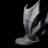 Draconic Fighter Miniature for Dungeons and Dragons, Pathfinder or other TTRPGs