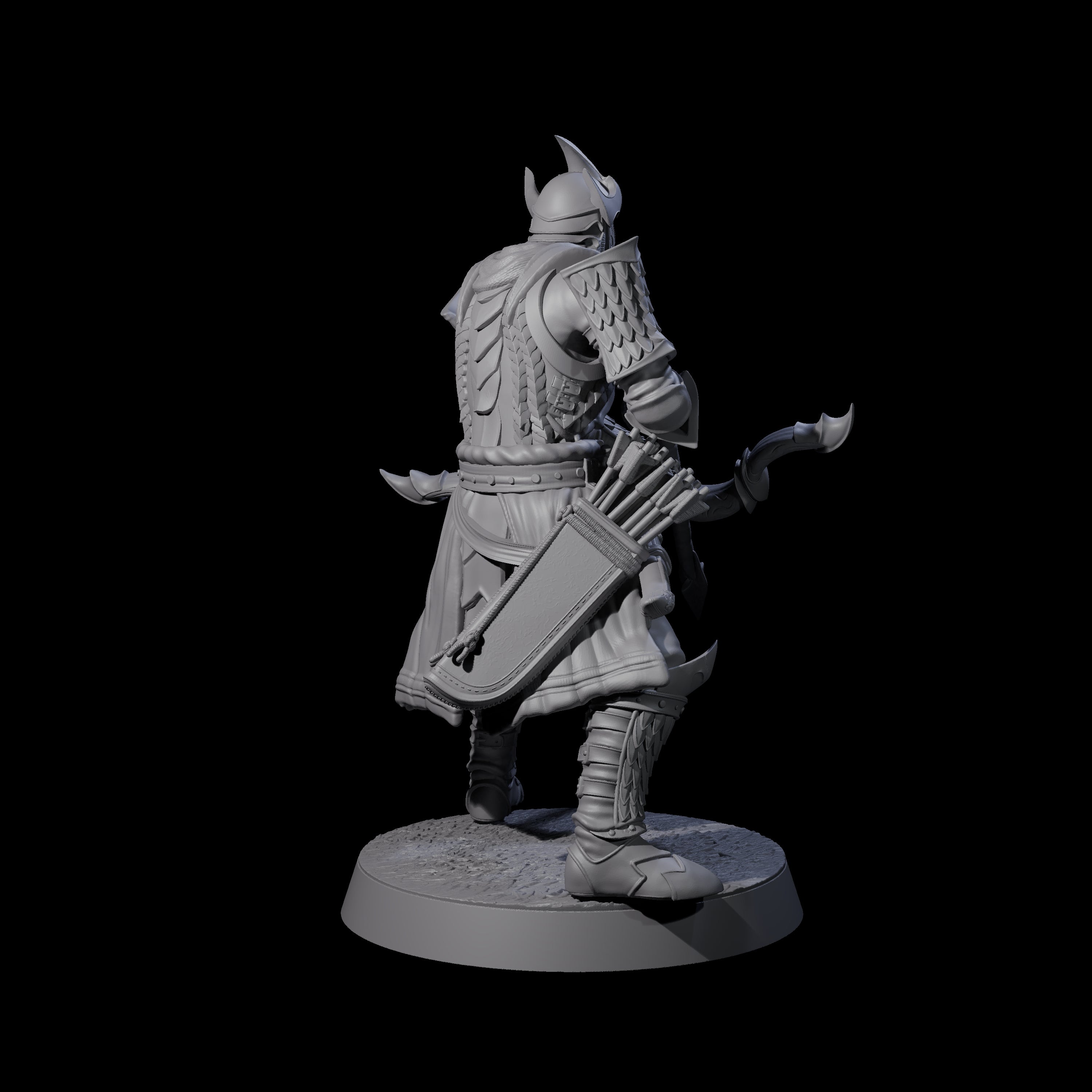 Dragon Archer A Miniature for Dungeons and Dragons, Pathfinder or other TTRPGs