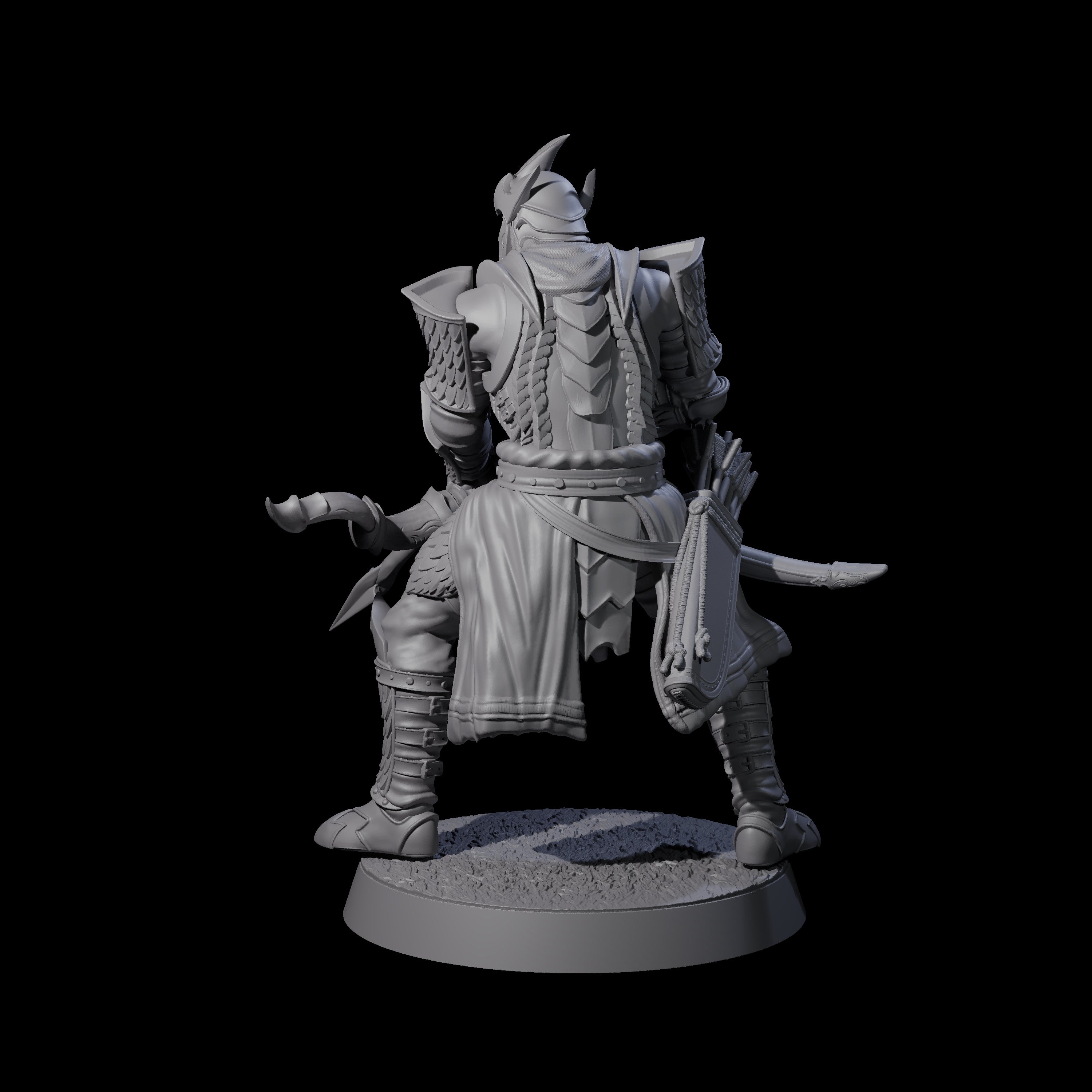 Dragon Archer A Miniature for Dungeons and Dragons, Pathfinder or other TTRPGs