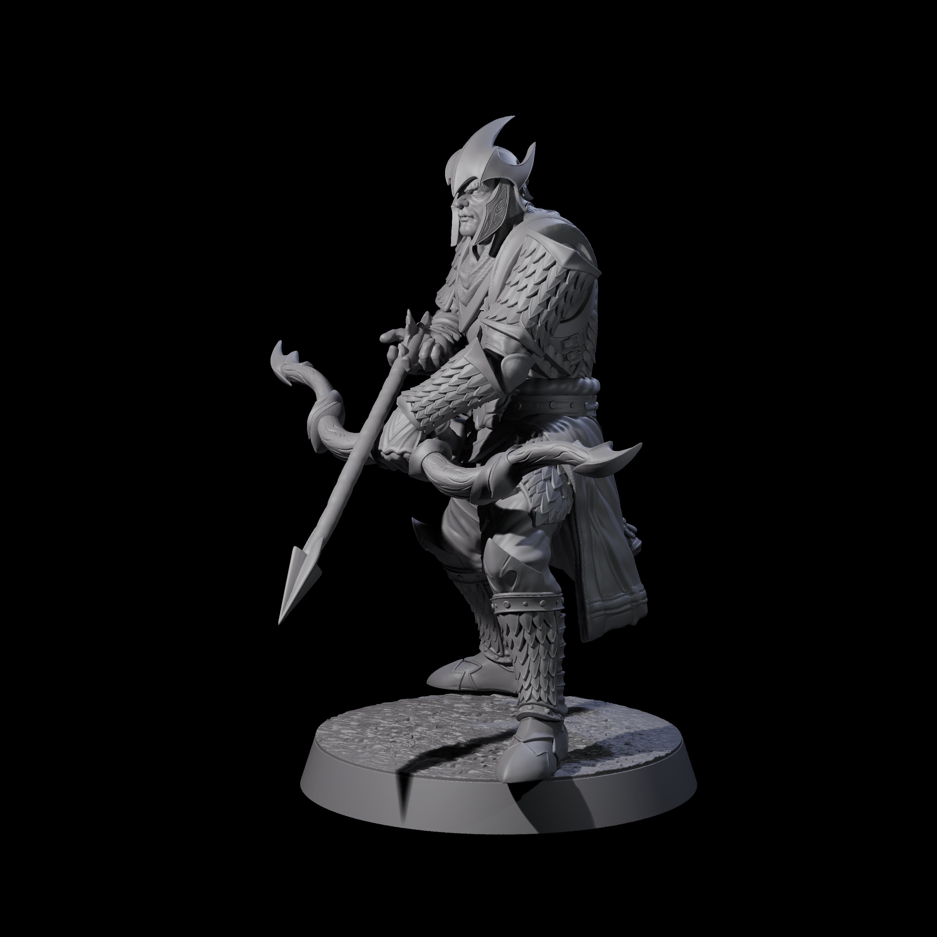 Dragon Archer A Miniature for Dungeons and Dragons, Pathfinder or other TTRPGs