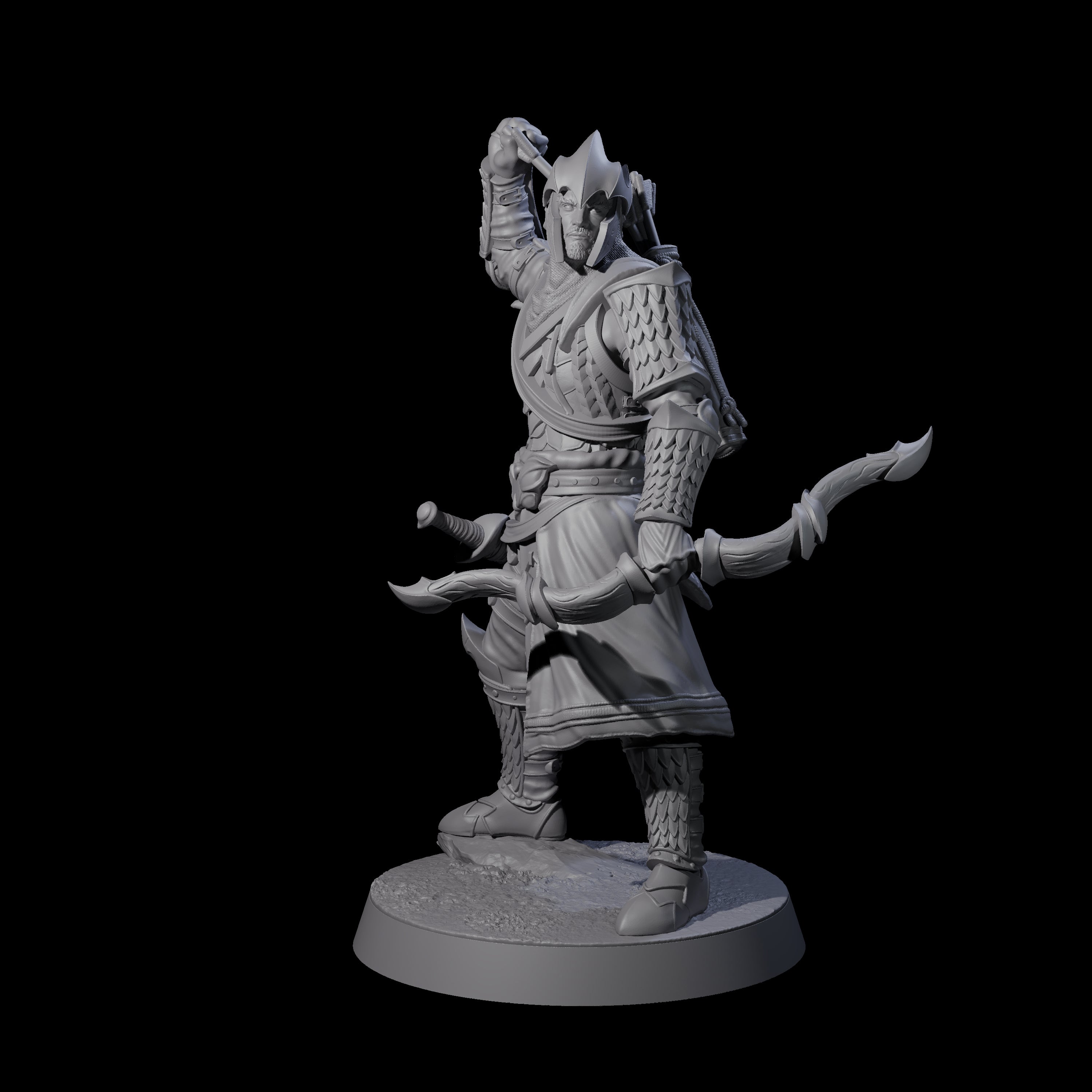 Dragon Archer C Miniature for Dungeons and Dragons, Pathfinder or other TTRPGs