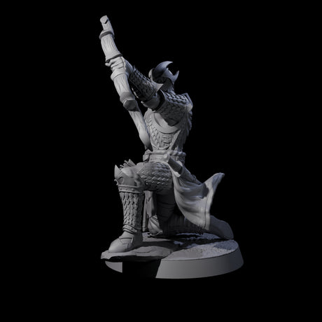 Dragon Archer D Miniature for Dungeons and Dragons, Pathfinder or other TTRPGs