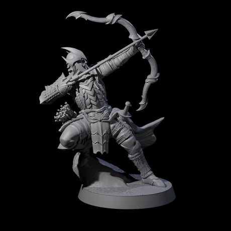Dragon Archer E Miniature for Dungeons and Dragons, Pathfinder or other TTRPGs