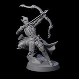 Dragon Archer E Miniature for Dungeons and Dragons, Pathfinder or other TTRPGs