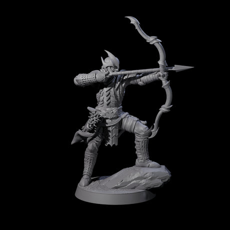 Dragon Archer F Miniature for Dungeons and Dragons, Pathfinder or other TTRPGs