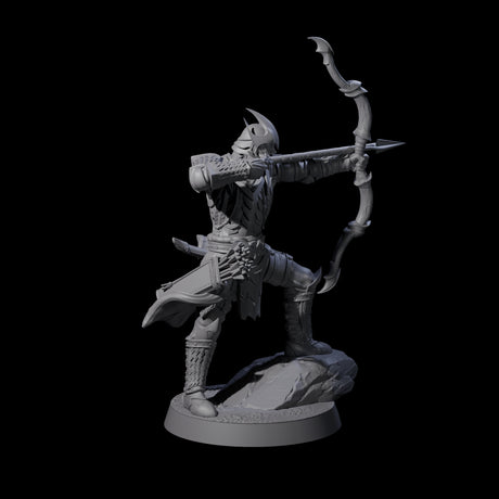 Dragon Archer F Miniature for Dungeons and Dragons, Pathfinder or other TTRPGs