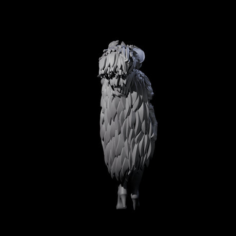 Dragon Guard Keeper of the Ravens Miniature for Dungeons and Dragons, Pathfinder or other TTRPGs