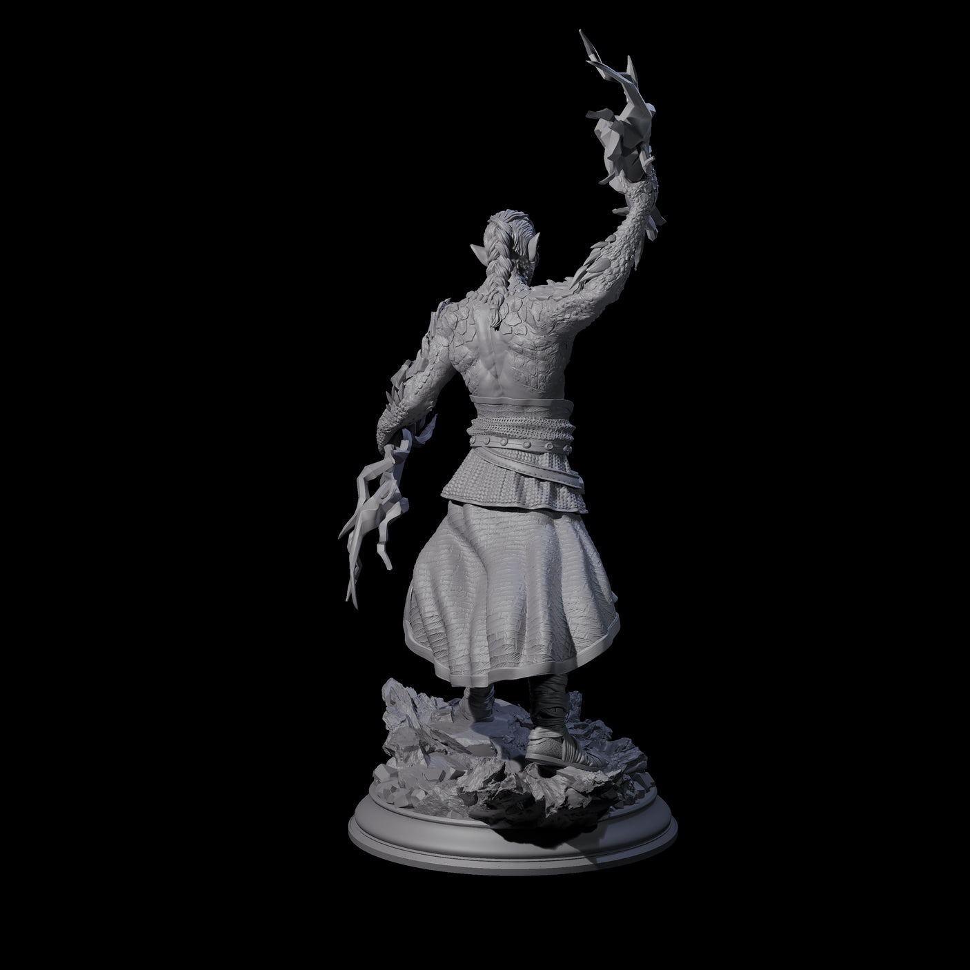 Dragon Marked Sorcerer Miniature for Dungeons and Dragons, Pathfinder or other TTRPGs