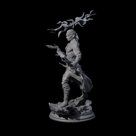 Dragon Marked Sorcerer Miniature for Dungeons and Dragons, Pathfinder or other TTRPGs