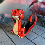Dragon Multicolour Table Ready Miniature Miniature for Dungeons and Dragons, Pathfinder or other TTRPGs