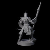 Dragon Spearman A Miniature for Dungeons and Dragons, Pathfinder or other TTRPGs