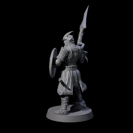 Dragon Spearman A Miniature for Dungeons and Dragons, Pathfinder or other TTRPGs