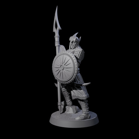 Dragon Spearman A Miniature for Dungeons and Dragons, Pathfinder or other TTRPGs