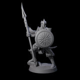 Dragon Spearman A Miniature for Dungeons and Dragons, Pathfinder or other TTRPGs