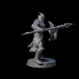 Dragon Spearman B Miniature for Dungeons and Dragons, Pathfinder or other TTRPGs