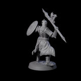 Dragon Spearman C Miniature for Dungeons and Dragons, Pathfinder or other TTRPGs
