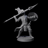 Dragon Spearman C Miniature for Dungeons and Dragons, Pathfinder or other TTRPGs