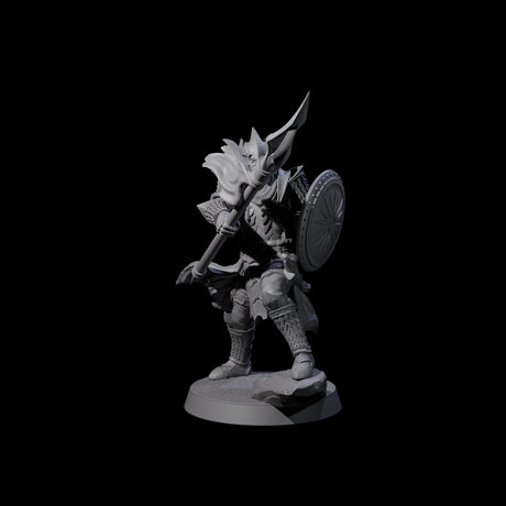 Dragon Spearman D Miniature for Dungeons and Dragons, Pathfinder or other TTRPGs