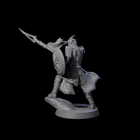 Dragon Spearman D Miniature for Dungeons and Dragons, Pathfinder or other TTRPGs