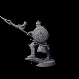 Dragon Spearman D Miniature for Dungeons and Dragons, Pathfinder or other TTRPGs