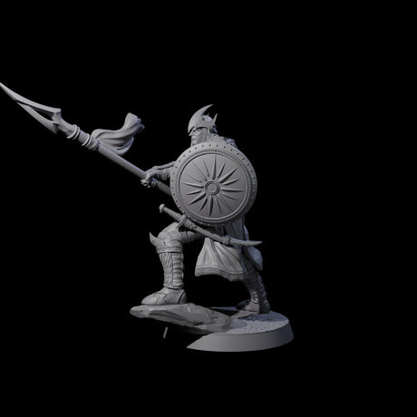 Dragon Spearman D Miniature for Dungeons and Dragons, Pathfinder or other TTRPGs