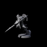Dragon Spearman E Miniature for Dungeons and Dragons, Pathfinder or other TTRPGs