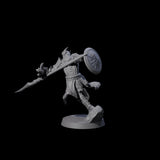 Dragon Spearman E Miniature for Dungeons and Dragons, Pathfinder or other TTRPGs