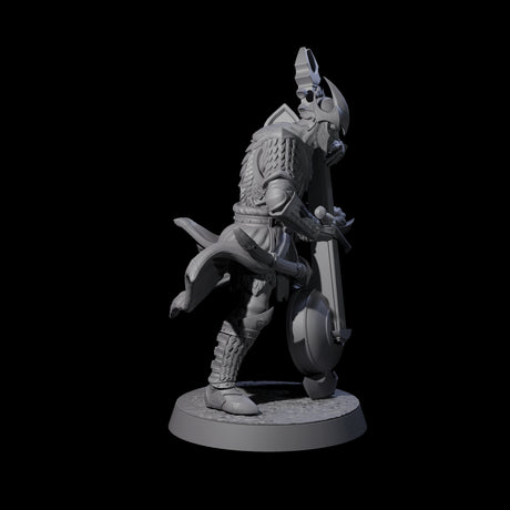 Dragon Spearman F Miniature for Dungeons and Dragons, Pathfinder or other TTRPGs