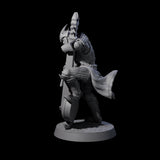 Dragon Spearman F Miniature for Dungeons and Dragons, Pathfinder or other TTRPGs