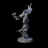 Dragon Spearman G Miniature for Dungeons and Dragons, Pathfinder or other TTRPGs