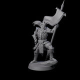 Dragon Spearman G Miniature for Dungeons and Dragons, Pathfinder or other TTRPGs