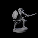 Dragon Spearman H Miniature for Dungeons and Dragons, Pathfinder or other TTRPGs