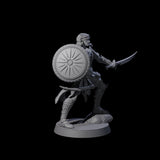 Dragon Spearman H Miniature for Dungeons and Dragons, Pathfinder or other TTRPGs