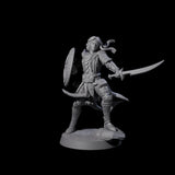 Dragon Spearman H Miniature for Dungeons and Dragons, Pathfinder or other TTRPGs