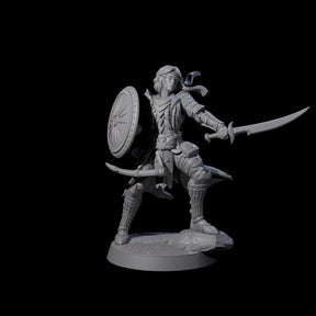 Dragon Spearman H Miniature for Dungeons and Dragons, Pathfinder or other TTRPGs