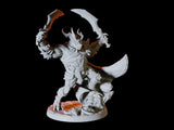 Dragonborn Champion Miniature for Dungeons and Dragons, Pathfinder or other TTRPGs