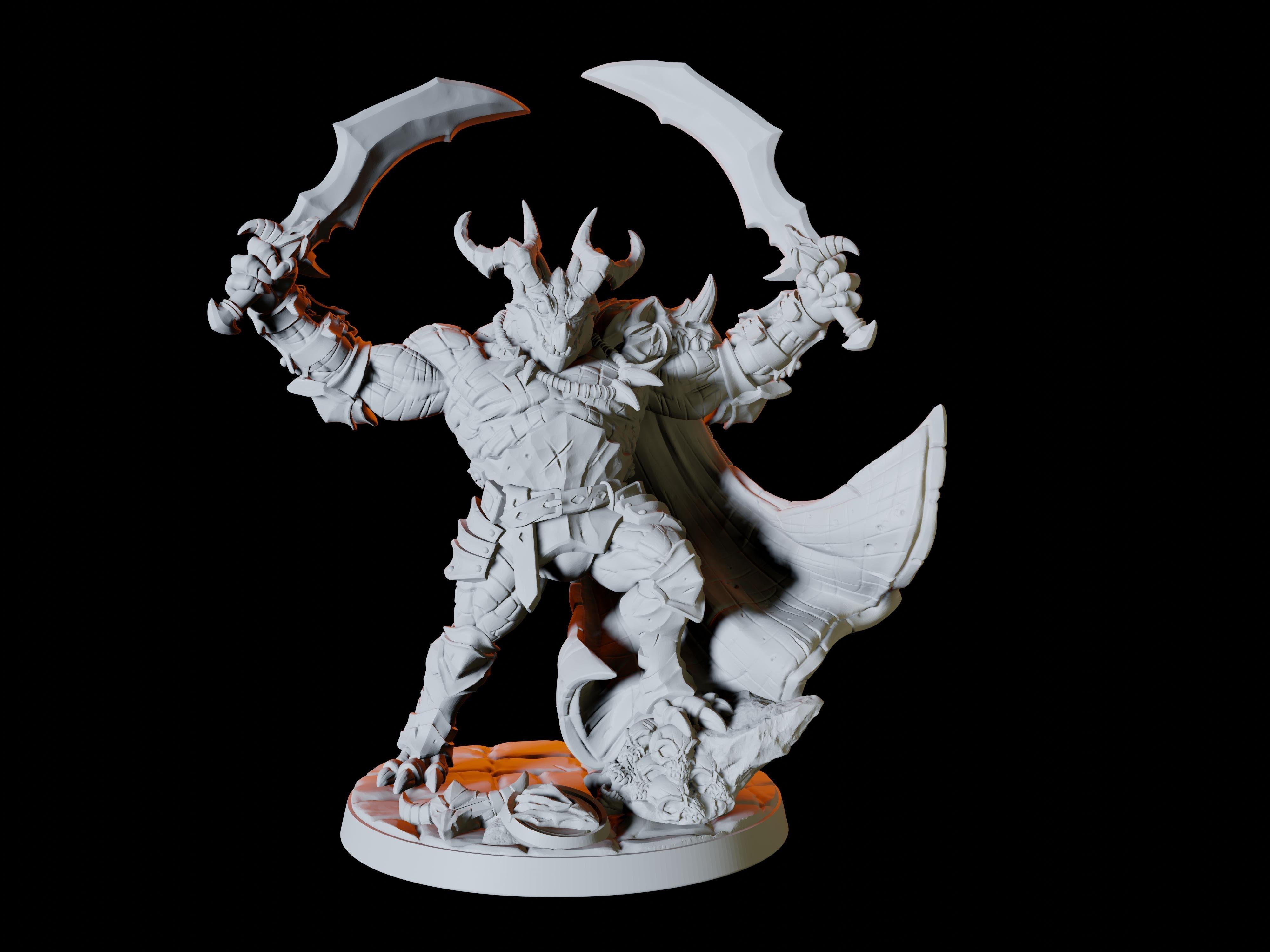 Dragonborn Champion Miniature for Dungeons and Dragons - Myth Forged