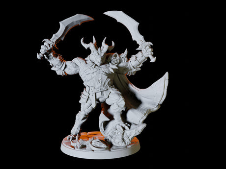 Dragonborn Champion Miniature for Dungeons and Dragons, Pathfinder or other TTRPGs