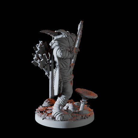 Dragonborn Rogue Miniature for Dungeons and Dragons, Pathfinder or other TTRPGs
