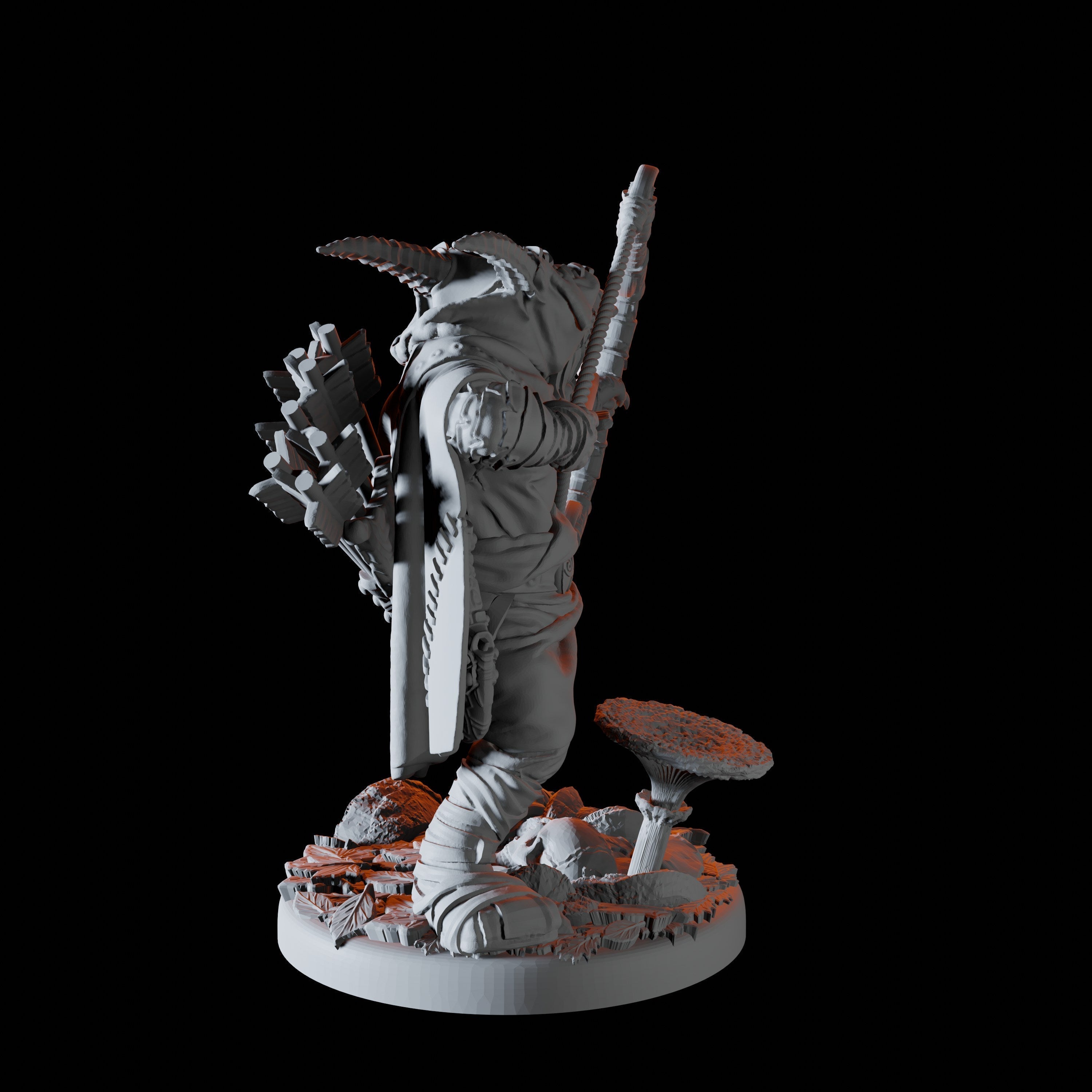 Dragonborn Rogue Miniature for Dungeons and Dragons - Myth Forged