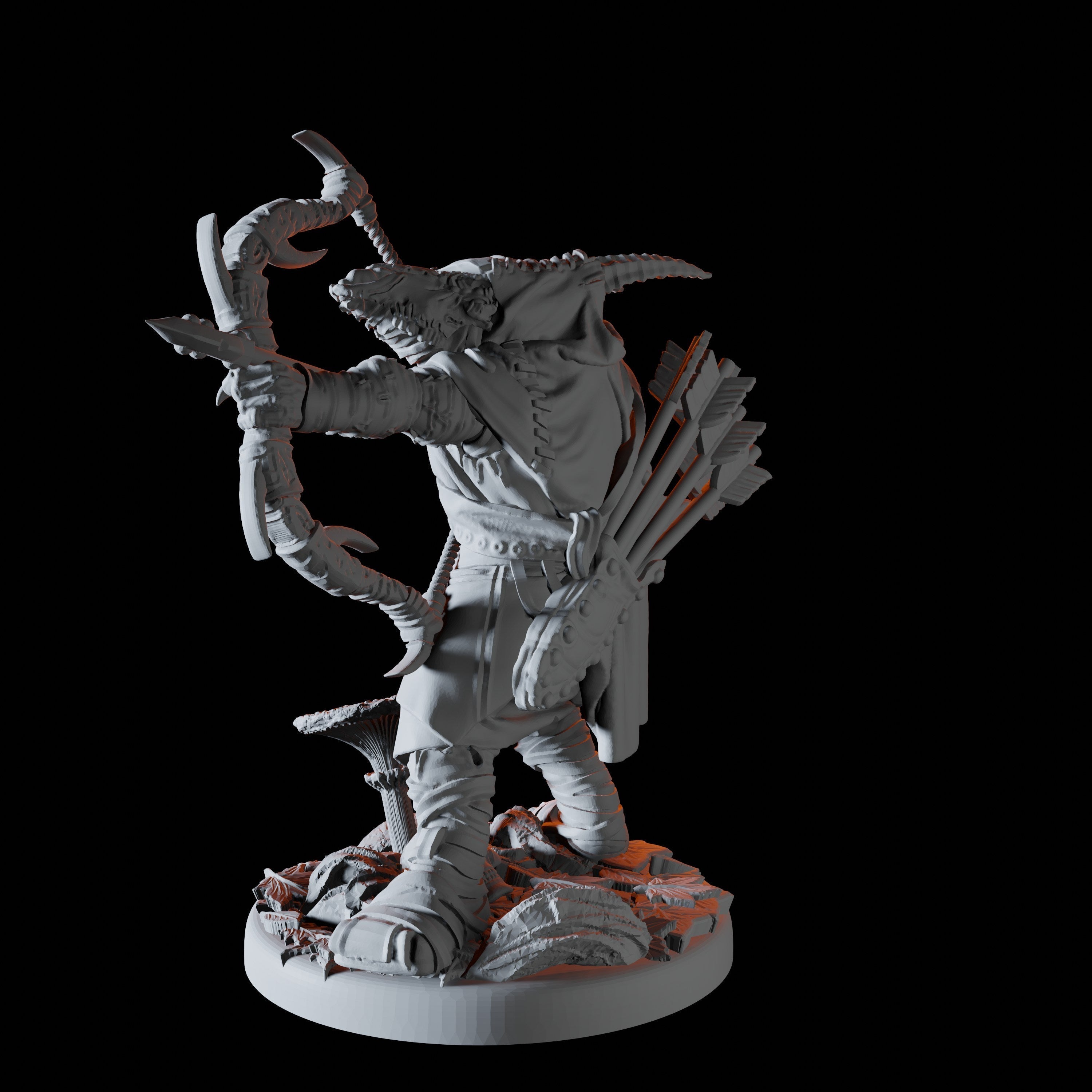 Dragonborn Rogue Miniature for Dungeons and Dragons - Myth Forged