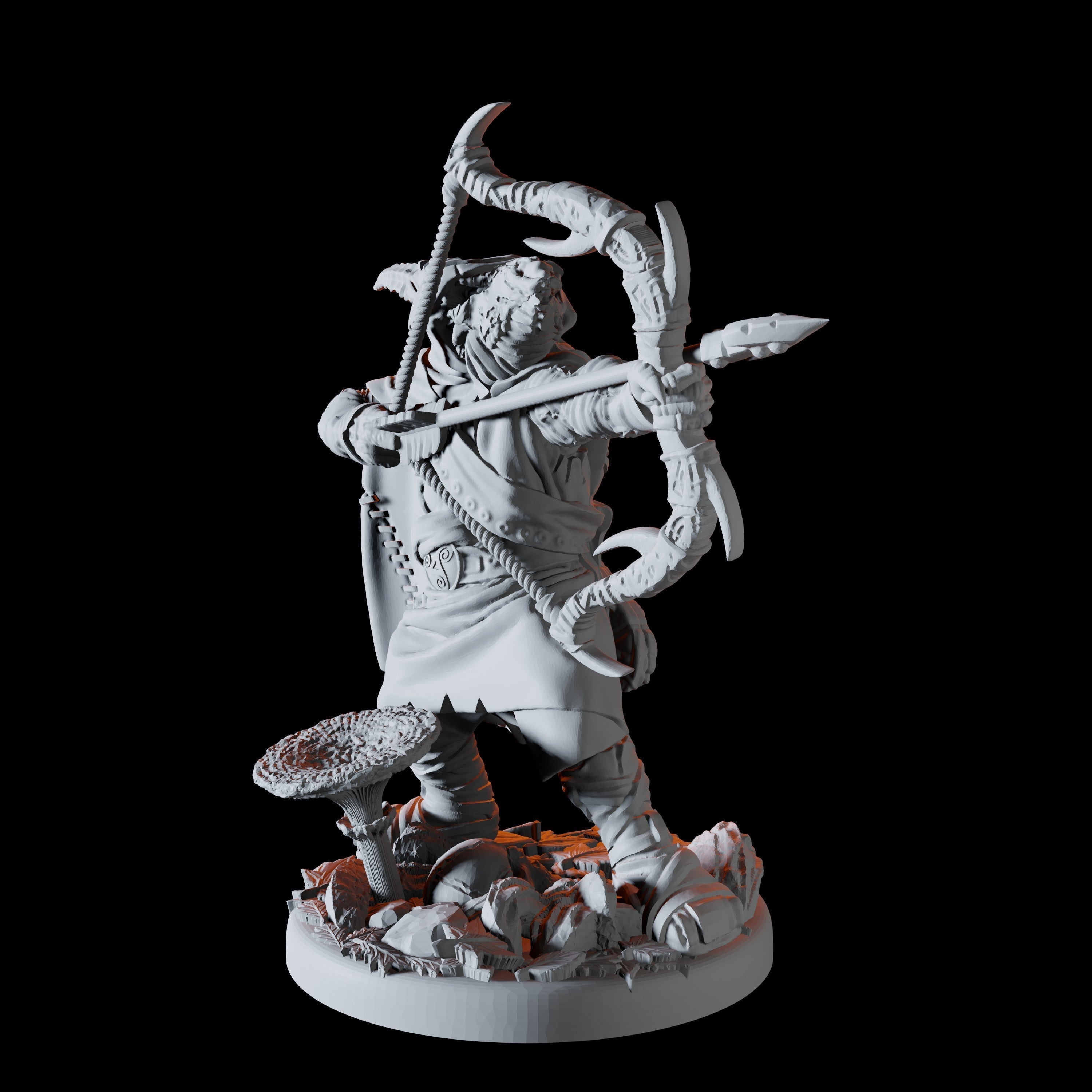 Dragonborn Rogue Miniature for Dungeons and Dragons - Myth Forged