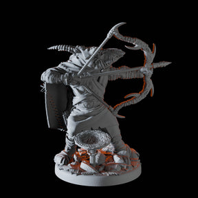 Dragonborn Rogue Miniature for Dungeons and Dragons, Pathfinder or other TTRPGs