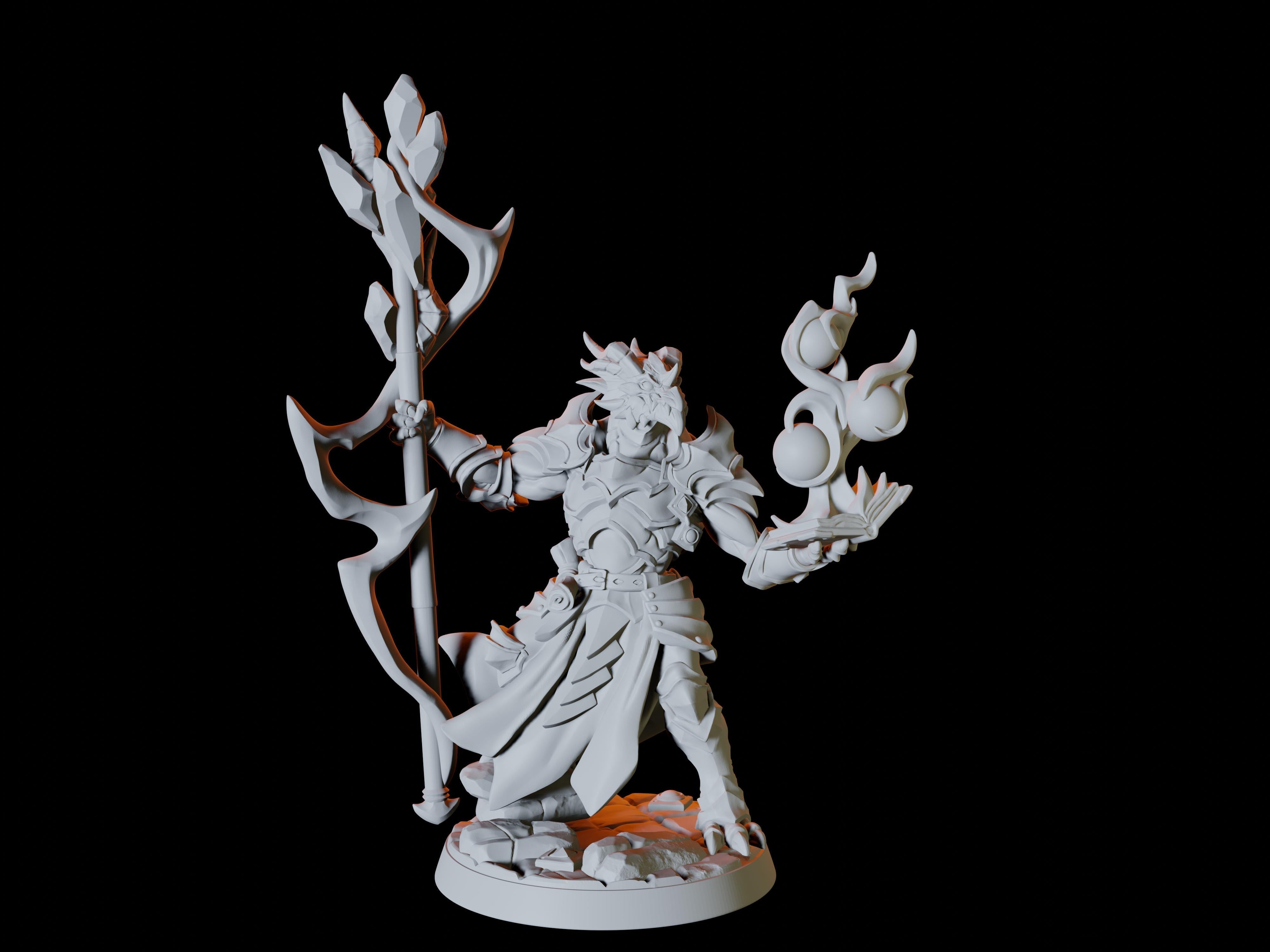 Dragonborn Sorcerer Miniature for Dungeons and Dragons - Myth Forged